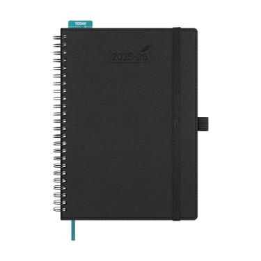 Imagem de BEZEND Agenda 2025-2026 semanal e mensal, calendário acadêmico de 14,7 cm x 21,6 cm (25 de julho a 26 de dezembro) Consulta diária vertical com horário de hora em hora e aba mensal, espiral, capa mole