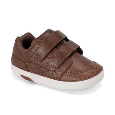Imagem de Stride Rite Tênis infantil unissex Sm Mini Alfredo First Walker, Marrom, 17