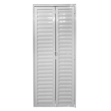 Imagem de Porta Camarão Palheta Aluminio Branco Linha 25 - 210x80 Direita - ARAU