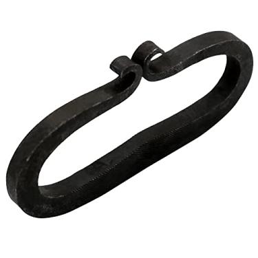 Imagem de Lord of Battles Atirador de fogo de ferro resistente forjado à mão medieval acabamento natural reconstituições históricas medievais acessório de acampamento totalmente funcional