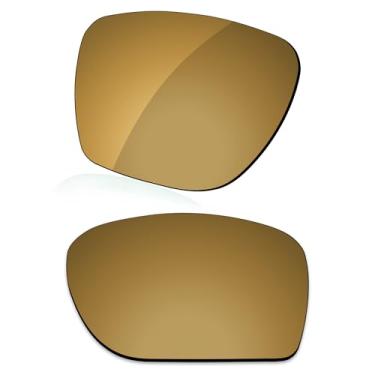 Imagem de LenzReborn Substituição de lente polarizada de alto impacto para óculos de sol Oakley Sylas OO9448 57 mm - Mais opções, Umber Gold - polarizado espelhado, One Size