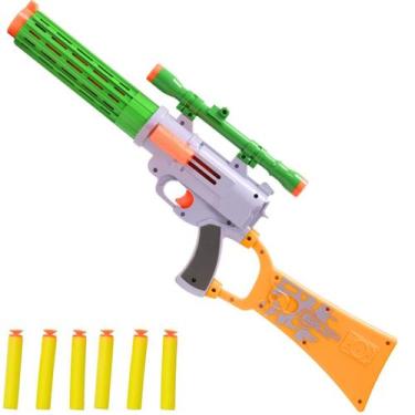 Imagem de Lançador de Dardos Verde e Amarelo Soft Gun - Castela