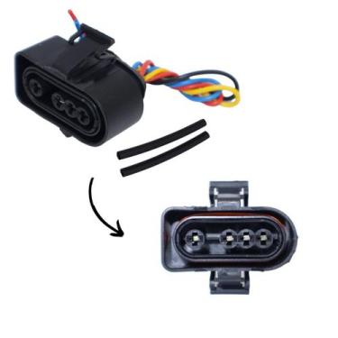 Imagem de Chicote De 4 Vias Plug da Sonda Lambda Gol MI - TC