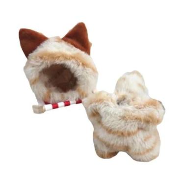 Imagem de Boneca De Pelúcia De 17cm Com Conjunto De Vestido Fofo, Roupas De Bebê