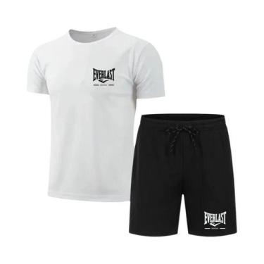 Imagem de Conjunto De Fitness Respirável Para Homens EVERLAST, Roupas Esportivas