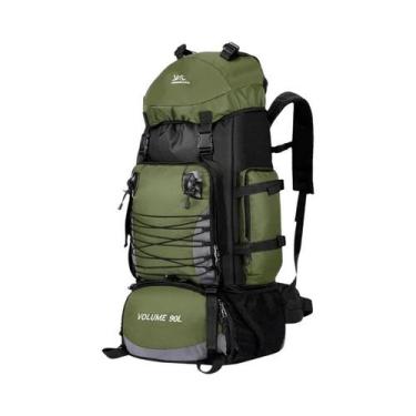 Imagem de Mochila Grande De 90L Para Viagens Ao Ar Livre, Camping E Caminhadas, 