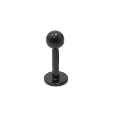 Imagem de Piercing Labret Aço Cirúrgico Preto PVD - M2 Piercing, 6mm