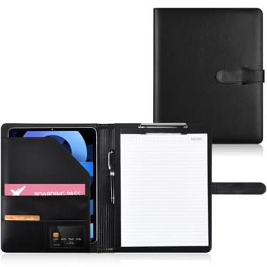 Imagem de Pasta para prancheta de portfólio Padfolio Pacific Mailer Pasta de currículo, organizador de documentos jurídicos, suporte para entrevista, escola, negócios, escritório, conferência