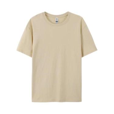 Imagem de Camisetas Femininas De Algodão 100% Lisas Esportivas De Manga Curta Br