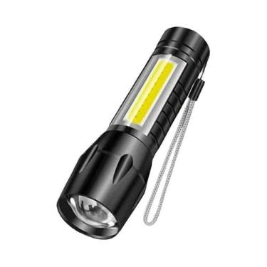 Imagem de Lanterna UV Mini USB Recarregável Com Zoom, Tocha Ultravioleta 365nm, 