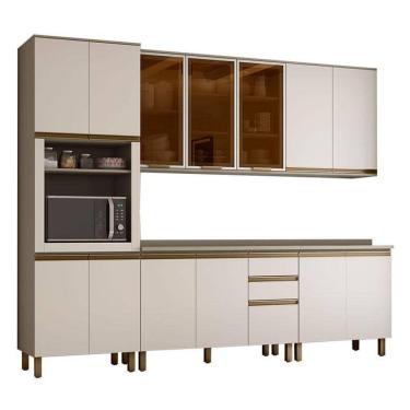 Imagem de Cozinha Modulada Connect 8 Peças Duna Cristal - Henn 