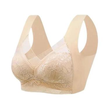 Imagem de Sutiã Sexy De Renda Com Efeito Push up Para Mulheres, Sem Costura, Cop