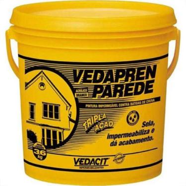 Imagem de Otto Baumgart Vedapren Branco Parede 3,6L Balde 121774, Branco