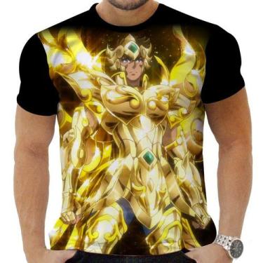 Imagem de Camiseta Camisa Personalizada Anime Cavaleiros do Zodíaco 35 - Zahir S