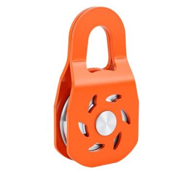 Imagem de Fafeicy Bloco de Arrebatamento de Guincho de 10 Toneladas Bloco de Polia de Reboque Resistente para Trator de Caminhão ATV UTV Com Capacidade de 22.000 Libras Laranja