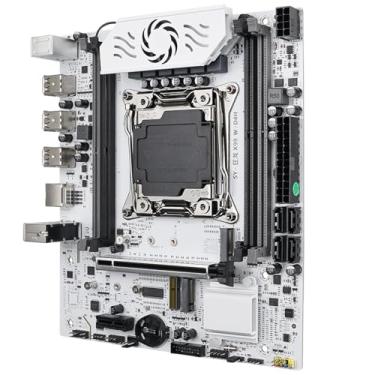 Imagem de QUASAR X99 D4, Placa-Mãe Socket LGA 2011-3, DDR4, M.2, SATA 3.0, USB 3.0, PCI Express 16X, Chipset C612 - Branca (Placa)