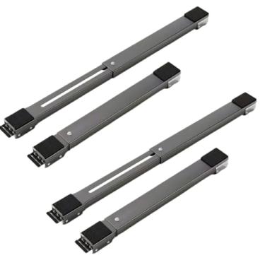 Imagem de Suporte De Base Com Rodinha Para Geladeira Fogão E Máquina De Lavar Lousa Base Carrinho até 1000kg Ajustável(kit 2)