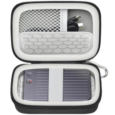 Imagem de Againmore Capa Compatível Com Gravador De Voz Plaud Ai, Caixa De Armazenamento De Gravador De Áudio Digital, Capa Organizadora De Gravador De Notas Pequenas Com Bolso De Malha Para Acessórios (Apena