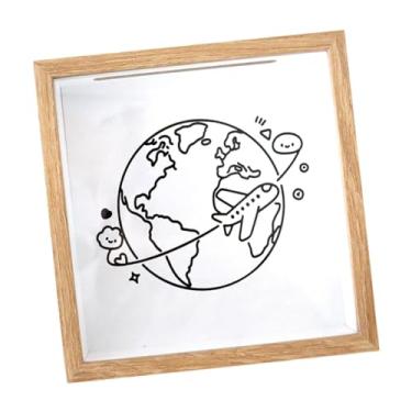 Imagem de KiBcsLic Caixa de recordações Shadow Box com abertura na parte superior, estojo multifuncional para exibição de ingressos, porta-retratos para fotos e convites, 29 Cm X 29 Cm X 4.5