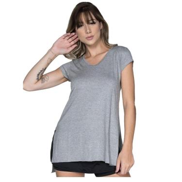 Imagem de Blusa Ju Fitness Sobre Legging Lisa Vekyo Longa Tapa Bumbum Roupa Para Academia Treino Moda Feminina-Feminino