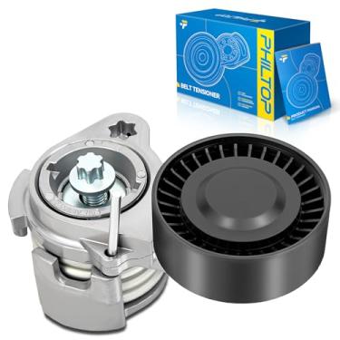 Imagem de PHILTOP Conjunto tensor de correia com polia para BMW para 528i, Z4, X5, X3, 530xi, 530i, 528xi, 525xi, 330xi, 128i, 330i, 328xi, 328i, 325xi, 325i, 525i, correia dentada OE # 88877500