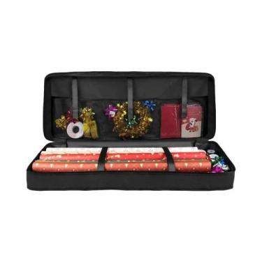 Imagem de Organizador De Papel De Presente De Natal, Bolsa De Armazenamento Sob 