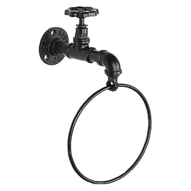 Imagem de Secador de toalhas, toalheiro de banheiro, toalheiro industrial, toalheiro montado na parede, toalheiro de ferro redondo