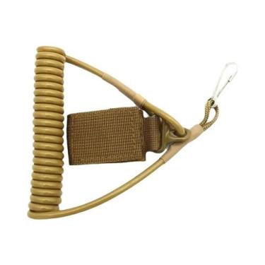Imagem de Cordão Elástico Tático Anti-Perda, Fita De Segurança Para Armas, Chave
