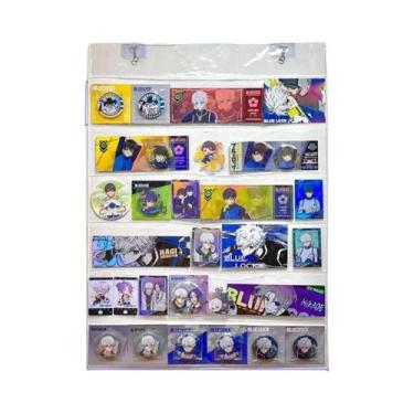 Imagem de Bolsa De Proteção Transparente De 75MM Para Exibição De Crachás, Armaz