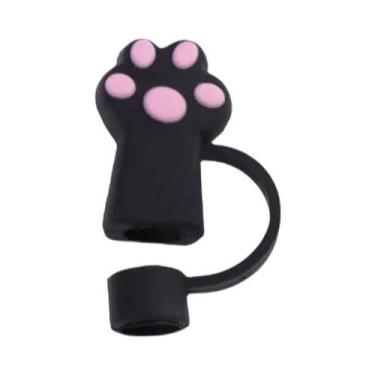 Imagem de Protetores De Silicone Em Formato De Pata De Gato Para Copos Stanley -