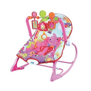 Imagem de Cadeira de Descanso Musical FunTime New 18kgs Rosa-Maxi Baby
