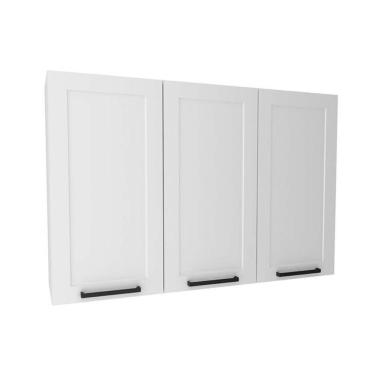 Imagem de Armário Aéreo Cozinha Modulado Cz-3310 C- 3 Portas 120cm Branco - Tecno Mobili