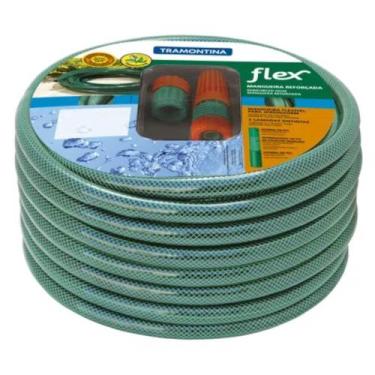 Imagem de Mangueira Flexível 1/2"" de Engate Rápido para Jardim 25m - 79172250 -