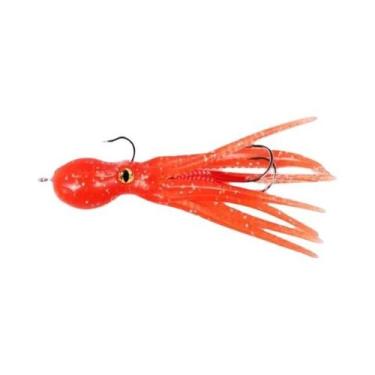 Imagem de Isca Artificial Luminosa De Chumbo Com Anzol Duplo Para Lula, 21g 11cm