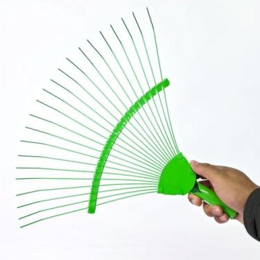 Imagem de Ancinho Vassoura Rastelo 22 Dentes Metal 37cm Profissional Em Aço Carb