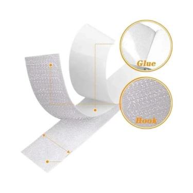 Imagem de Fita Adesiva Extra Forte De 25 Metros Com Gancho E Laço Para Artesanat