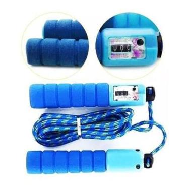 Imagem de Corda De Pular Com Contador Exercício Funcional Academia - Minha Torre