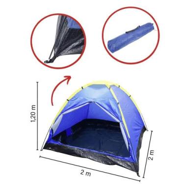 Imagem de Barraca camping 4 pessoas iglu impermeável jardim importway
