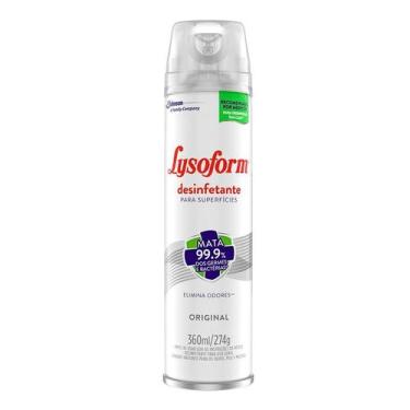 Imagem de Desinfetante Aerossol Lysoform Original 360ml, Original, 360ml