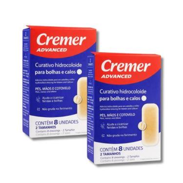 Imagem de Kit 2x Curativo Hidrocoloide Cremer Anticalos 16 Unidades