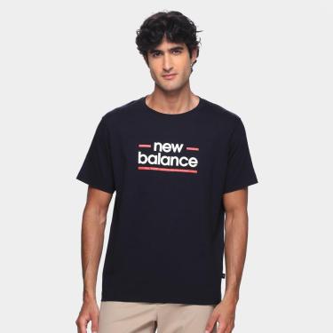 Imagem de Camiseta New Balance Linear Lines Masculina-Masculino