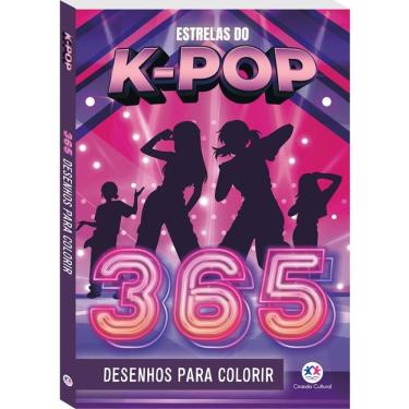 Imagem de Estrelas do K-Pop - 365 desenhos para colorir