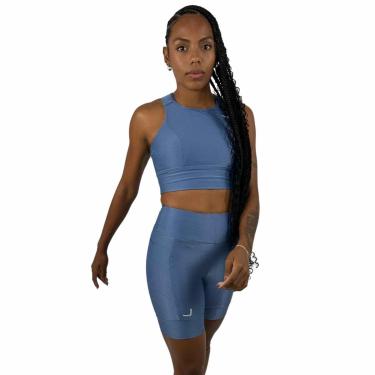 Imagem de Conjunto Top Short Feminino Para Corrida e Esportes com bolsos Indrills Lunar-Feminino