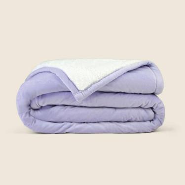 Imagem de Edredom Sherpa Veludo Lilás - A\CASA