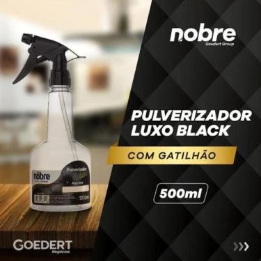 Imagem de Pulverizador Manual Nobre Luxo 500ml Transparente Bico Ajustável