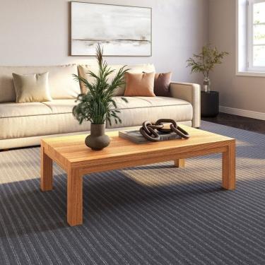 Imagem de Mesa de Centro Madeira Maciça Marrom Rústico Claro