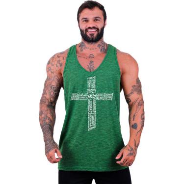 Imagem de Regata Cavada Masculina MXD Conceito Crucifixo Motivacional-Masculino