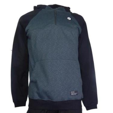 Imagem de Moletom Hurley Max Runner Preto/azul-Masculino