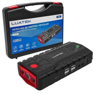 Imagem de Auxiliar de Partida Veicular Luatek LKU07 600A Powerbank 12000mAh Jump