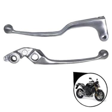 Imagem de Par De Manetes Cromado Honda Hornet 600 F 2009 Até 2015 - Trilha 